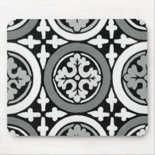 Mousepad Design de Azulejo de Renascença Decorativa