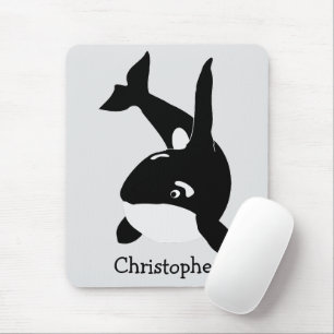 Mousepad Design de Baleia Assassina