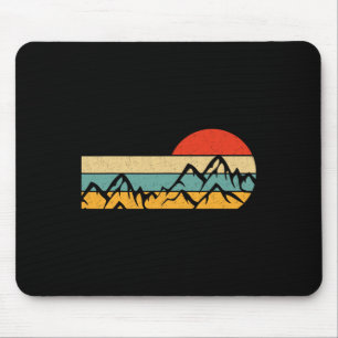 Mousepad Design de caminhada homens floresta retrô ao ar li