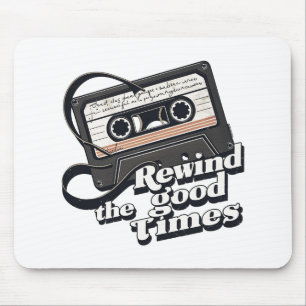 Mousepad Design de Cassete Retroativo para amantes da Nosta