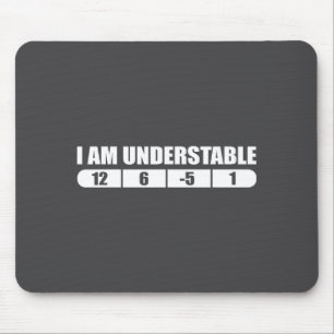 Mousepad Design de Citação de Golfe de Disco Engraçado, Eu
