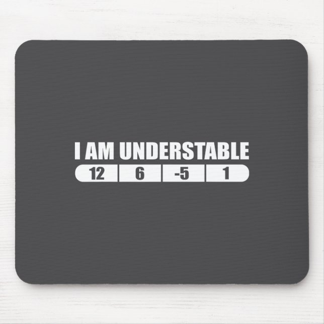 Mousepad Design de Citação de Golfe de Disco Engraçado, Eu  (Frente)