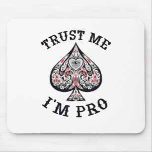 Mousepad Design de Citação Divertida para Jogador de Poker