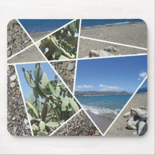 Mousepad Design de Colagem Mediterrânica