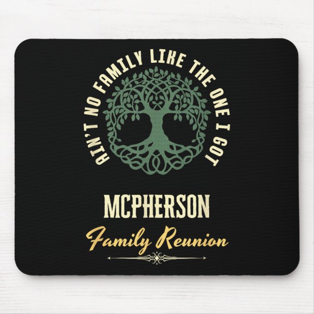 Mousepad Design de Combinação de Reunião Familiar 2025 - Mc (Frente)