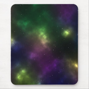 Mousepad Design de Constelações do Espaço Cósmico Abstrato