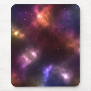 Mousepad Design de Constelações do Espaço Cósmico Abstrato
