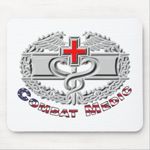 Mousepad Design de Crachá Médico de Combate Especial