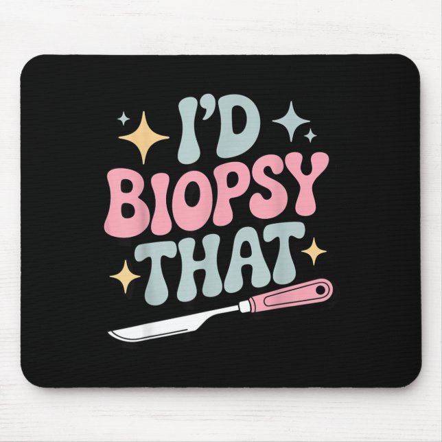 Mousepad Design de Dermatologista para Homens Mulheres Derm (Frente)