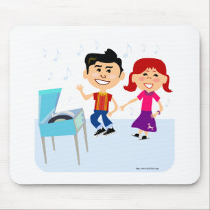Mousepad Design de desenho animado de Kids Record Party