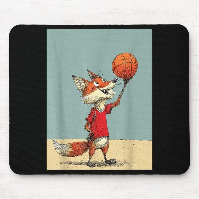 Mousepad Design de desenho animado engraçado de esportes de (Frente)
