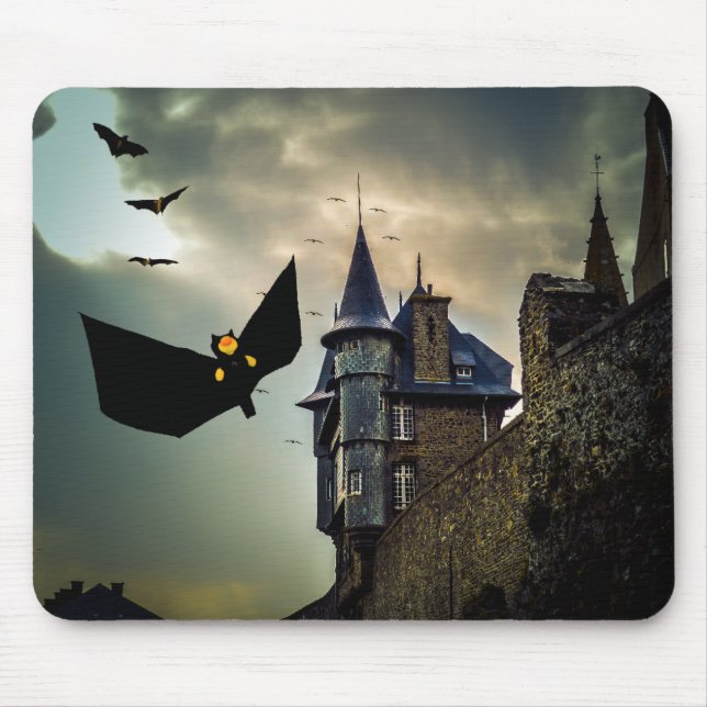 Mousepad Design de diversão para o Halloween (Frente)