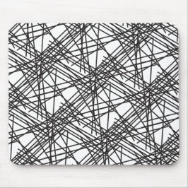 Mousepad Design de Efeito de Malha em Linha Preta