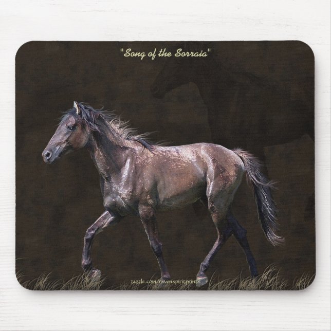 Mousepad Design de equinos amantes de cavalos (Frente)