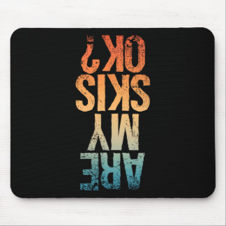 Mousepad Design de Esqui Divertido Para Homens Mulheres Cri