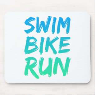 Mousepad Design de excelente de Execução de Bicicleta nat