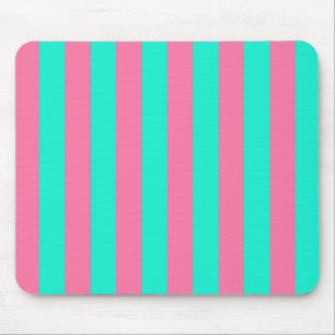 Mousepad Design de faixa verde de cor rosa