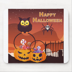 Mousepad Design de Feliz Halloween Muito Bonito