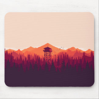 Mousepad Design De "FireWatch" Maravilhoso Para Pad De Mous