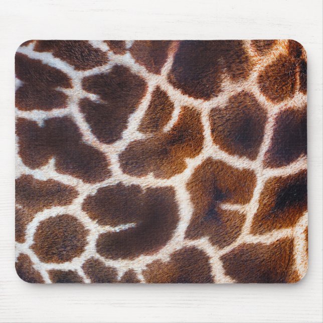 Mousepad Design de Foto de Girafa de Vida Selvagem Africana (Frente)