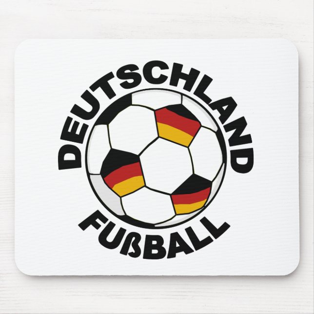 Mousepad Design de Fußball da alemanha (Frente)