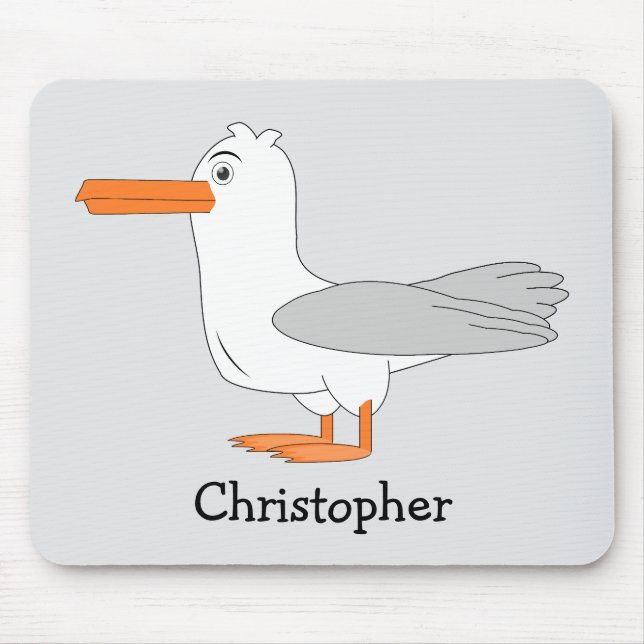 Mousepad Design de Gaivota (Frente)