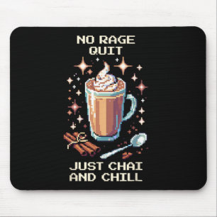 Mousepad Design de Gamer Pixel Art Sem Desistência com Chá 