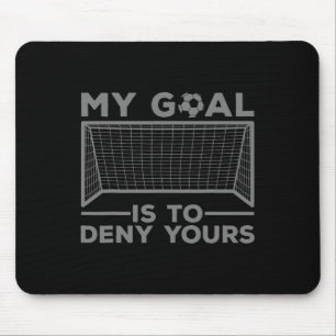 Mousepad Design de goleiro de futebol para homens e mulhere