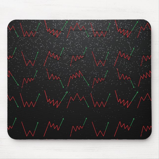 Mousepad Design de gráfico de negociação externo (Frente)