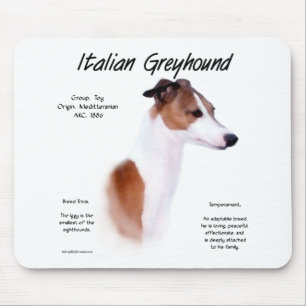 Mousepad Design de História de Greyhound Italiano