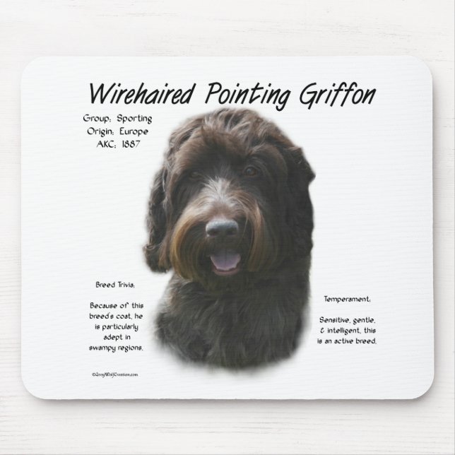 Mousepad Design de História de Griffon Apontando por Wireha (Frente)