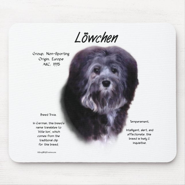 Mousepad Design de História de Löwchen (Frente)