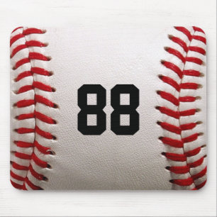 Mousepad Design de jogador de beisebol com número de camisa