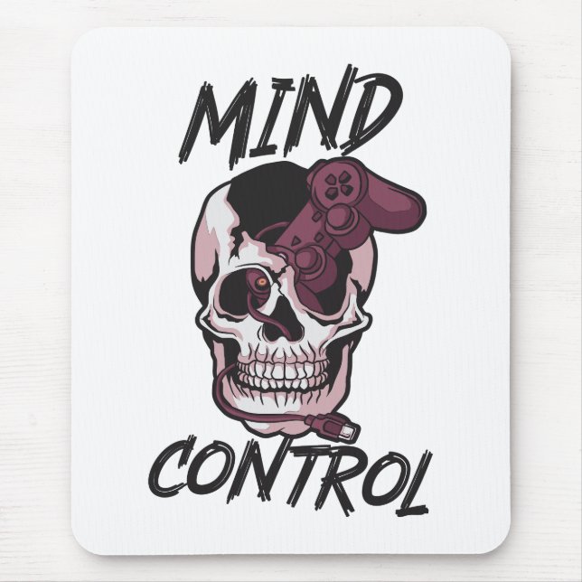 Mousepad Design de jogos de controle da mente (Frente)