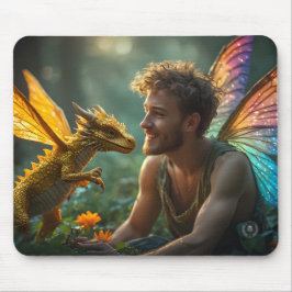 Mousepad Design de Jogos Golden Dragon