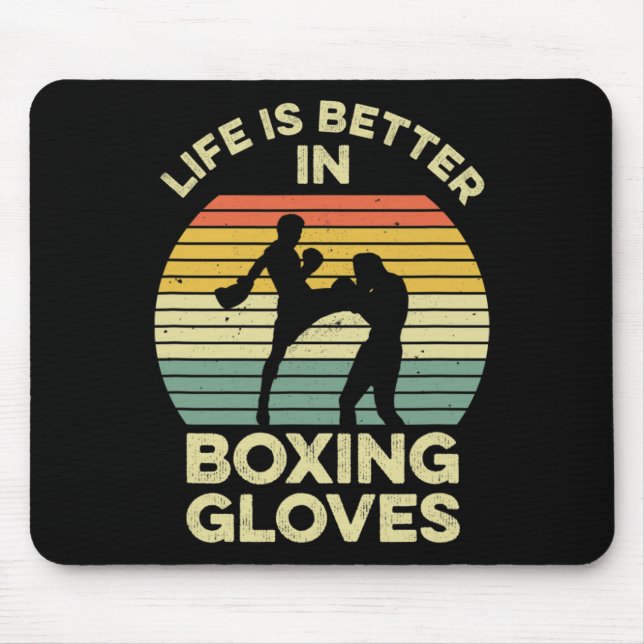 Mousepad Design de Kickboxing para um lutador de Muay Thai  (Frente)