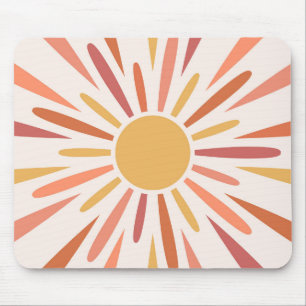 Mousepad Design de luz solar colorido