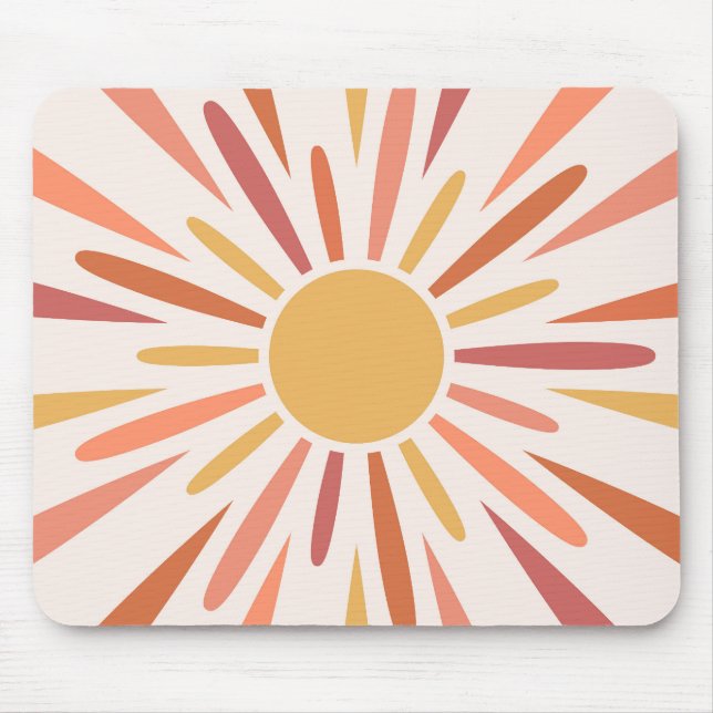 Mousepad Design de luz solar colorido (Frente)