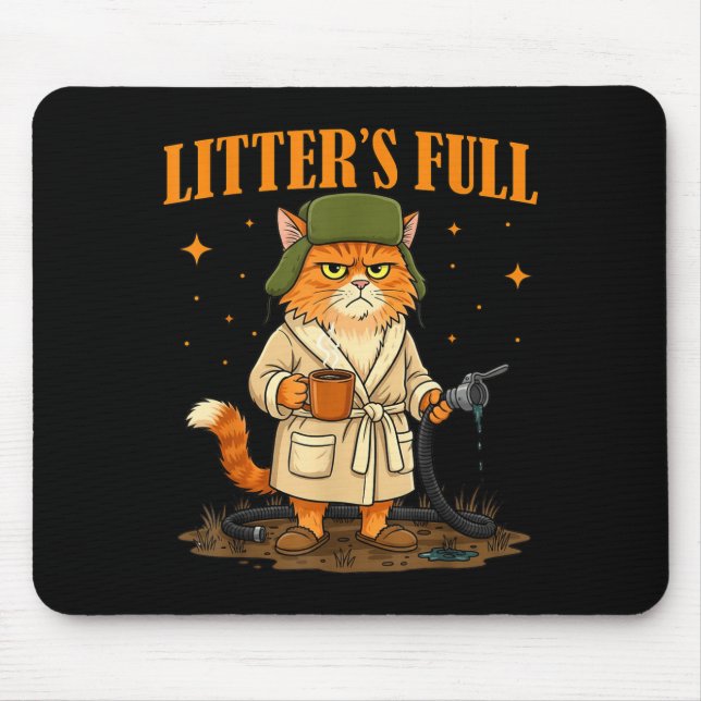 Mousepad Design de Natal engraçado com caixa de areia cheia (Frente)
