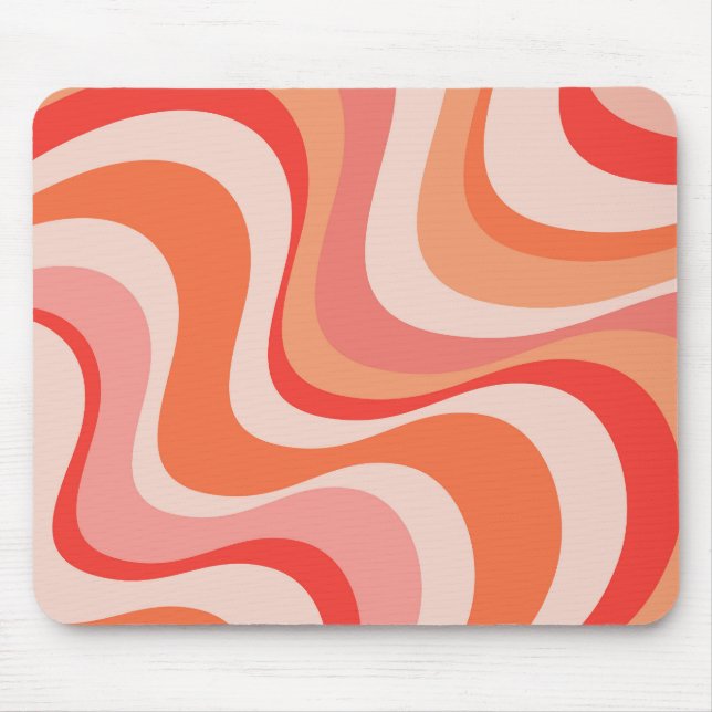 Mousepad Design de ondas retrorreflectoras modernas colorid (Frente)