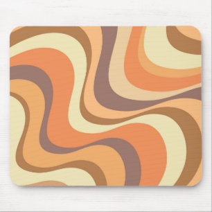 Mousepad Design de ondas retrorreflectoras modernas multico