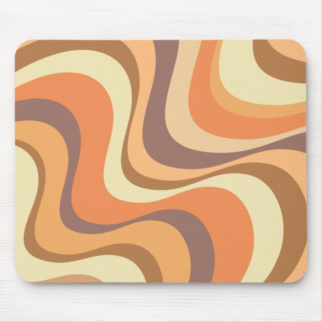 Mousepad Design de ondas retrorreflectoras modernas multico (Frente)