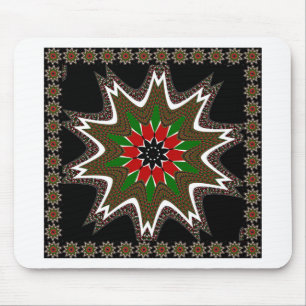 Mousepad Design de Padrão de Cores de Bandeiras Nacionais d