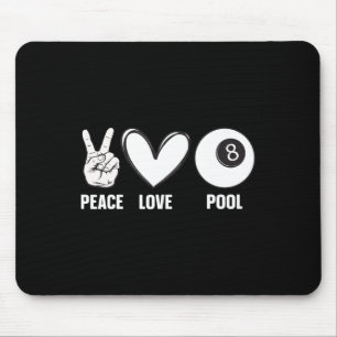 Mousepad Design De Piscina legal Para Homens Mulheres Bilhe