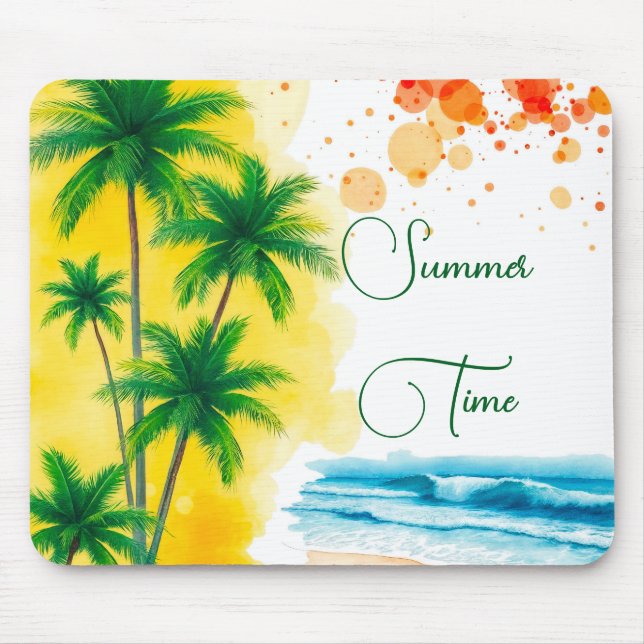 Mousepad design de praia “Verão” (Frente)