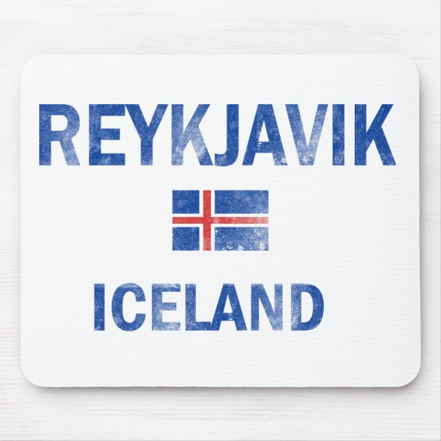 Mousepad Design de Reykjavik Islândia (Frente)