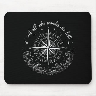 Mousepad design de rosa dos ventos náutica com inspiração