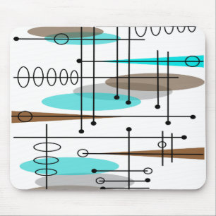 Mousepad Design de século 13 inspirado na era atômica