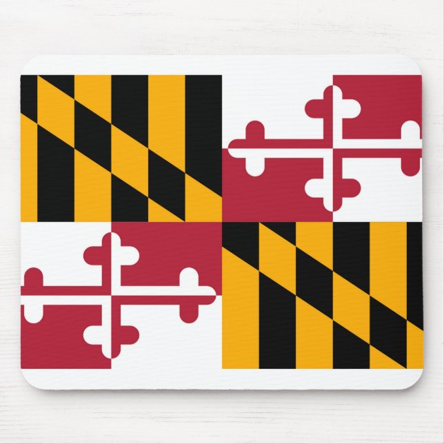 Mousepad Design de Sinalizador do Estado de Maryland (Frente)
