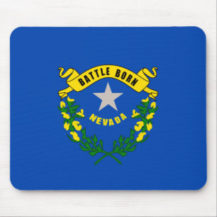 Mousepad Design de Sinalizador do Estado de Nevada